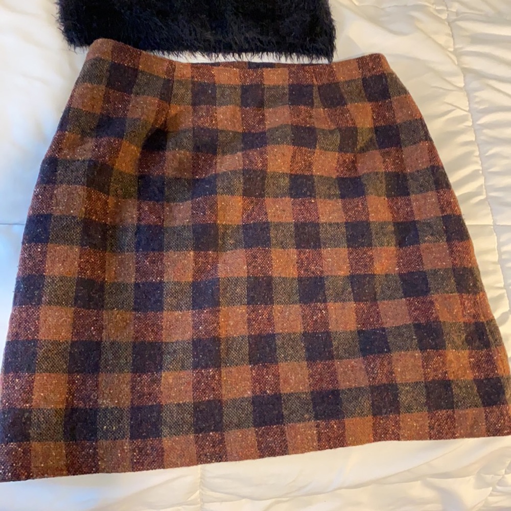Wool mini skirt w/ mini Top